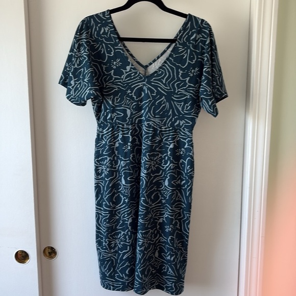 Pact Organic Cotton Blend Short Sleeve Dress S - Picture 5 of 8